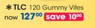 TLC 120 Gummy Vites-Per Pack