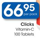 Clicks Vitamin-C 100 Tablets-Per Pack