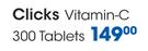Clicks Vitamin-C 300 Tablets