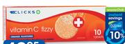 Clicks Vitamin C 10 Effervescent Tablets-Per Pack