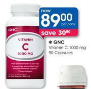 GNC Vitamin C 1000 mg 90 Capsules-Per Pack
