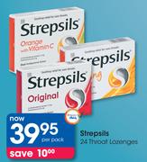 Strepsils 24 Throat Lozenges-Per Pack