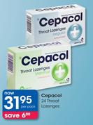 Cepacol 24 Throat Lozenges-Per Pack