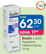 Iliadin 0.025% Paediatric Metered Spray-10ml