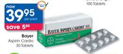 Bayer Aspirin Cardio 30 Tablets-Per Pack