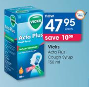 Vicks Acta Plus Cough Syrup-150ml