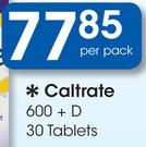 Caltrate 600 + D-30 Tablets