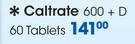 Caltrate 600 + D-60 Tablets
