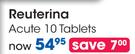 Reuterina Acute 10 Tablets Each