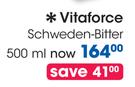 Vitaforce Schweden-Bitter-500ml