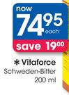 Vitaforce Schweden-Bitter-200ml
