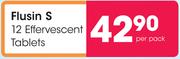 Flusin S 12 Effervescent Tablets-Per Pack