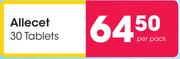 Allecet 30 Tablets-Per Pack