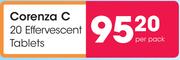 Corenza C 20 Effervescent Tablets-Per Pack