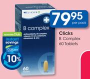 Clicks B Complex-60 Tablets Per Pack