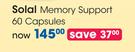 Solal Memory Support-60 Capsules
