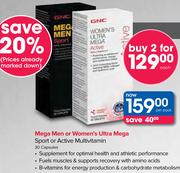 Mega Men Or Women's Ultra Mega Sport Or Active Multivitamin-30 Capsules