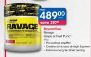 Beyond Raw Ravage Grape Or Fruit Punch-517g