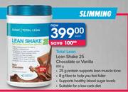 Total Lean Lean Shake 25 Chocolate Or Vanilla-830g