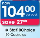 Stat10Choice 30's Capsules-Per Pack