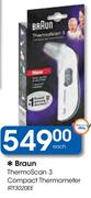 Braun ThermoScan 3 Compact Thermometer IRT3020EE