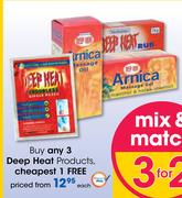 Deep Heat Products-Each