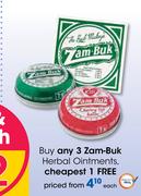 Zam-Buk Herbal Ointments-Each