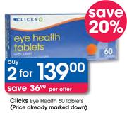Clicks Eye Health Tablets-2 x 60's