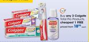 Colgate Total Pro Products-Each