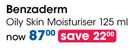Benzaderm Oily Skin Moisturiser-125ml