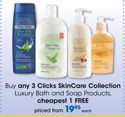 Clicks SkinCare Collection Luxury Bath And Soap Products-Each