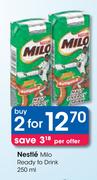 Nestle Milo Ready To Drink-2x250ml