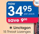 Linctagon 15 Throat Lozenges-Per Pack