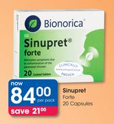 Sinupret Forte 20 Capsules-Per Pack