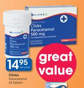 Clicks Paracetamol 24 Tablets-Per Pack