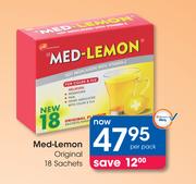 Med-Lemon Original 18 Sachets-Per Pack