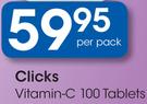 Clicks Vitamin C 100 Tablets-Per Pack