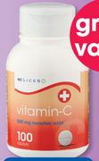 Clicks Vitamin C 300 Tablets-Per Pack