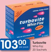 Turbovite Whiz-Fizz 20 Sachets-Per Pack