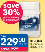 Clicks B Complex 365 Tablets-Per Pack