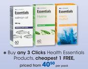 Clicks Health Essentials Products-Per Pack