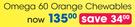 Turbokidz Omega 60 Orange Chewables-Per Pack
