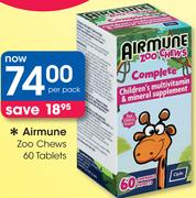 Airmune Zoo Chews 60 Tablets-Per Pack