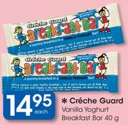 Creche Guard Vanilla Yoghurt Breakfast Bar-40g Each