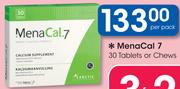 MenaCal 7 30 Tablets Or Chews-Per Pack