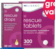 Clicks Rescue Drops-30ml