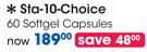 Sta-10-Choice 60 Softgel Capsules-Per Pack