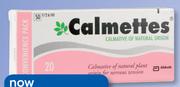Calmettes 20 Tablets-Per Pack