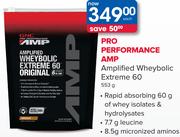 GNC Pro Performance AMP Amplified Wheybolic Extreme 60-553g