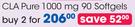 USN CLA Pure 1000mg 90 Softgels-For 2